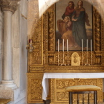 Chapel of the Franks, at top of stairs to the right of entrance to Church of the Holy Sepulchre (Seetheholyland.net)