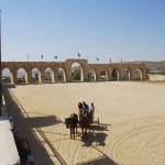 Chariot in Jerash hippodrome (Jean Housen / Wikimedia)