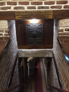Entrance to the cavern under the Abu Serga Church where the Holy Family is believed to have stayed (Local's Guide to Egypt)
