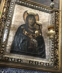Icon of Mary and Jesus in Church of St James (Seetheholyland.net)