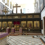 Iconostasis in St Alexander Nevsky chapel (Seetheholyland.net)