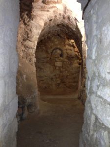 Internal view of caves with mix of artificial and natural forms (© Gregory Jenks)