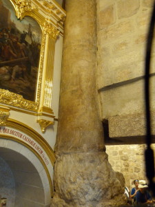 Seventh Station: Roman column at the western boundary of Jerusalem in Jesus' time (Seetheholyland.net)