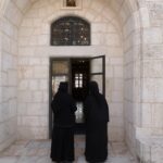 Greek Orthodox nuns entering the Church of St John the Baptist (Seetheholyland.net)