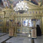 Green and gold iconostasis in the Church of St John the Baptist (Seetheholyland.net)