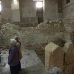 Panoramic view of first-century house with Crusader steps on right (© American Friends of the Episcopal Diocese of Jerusalem)