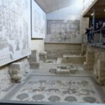 Rediscovered mosaics on display at Mt Nebo (Seetheholyland.net)