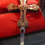 Reputedly the largest surviving piece of the True Cross, in Monastery of Saint Toribio De Liébana, Spain (Francisco J. Díez Martí / Wikipedia)