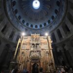 The Holy Sepulchre dome towering over the edicule containing the Tomb of Christ (Fiona Wilson-Taylor / Seetheholyland.net)